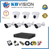 Trọn bộ 7 camera Kbvision full HD