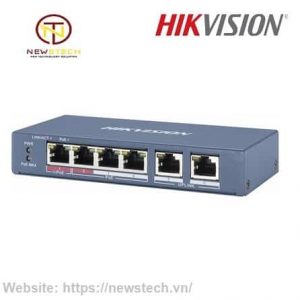 Switch 4 port POE Hikvision