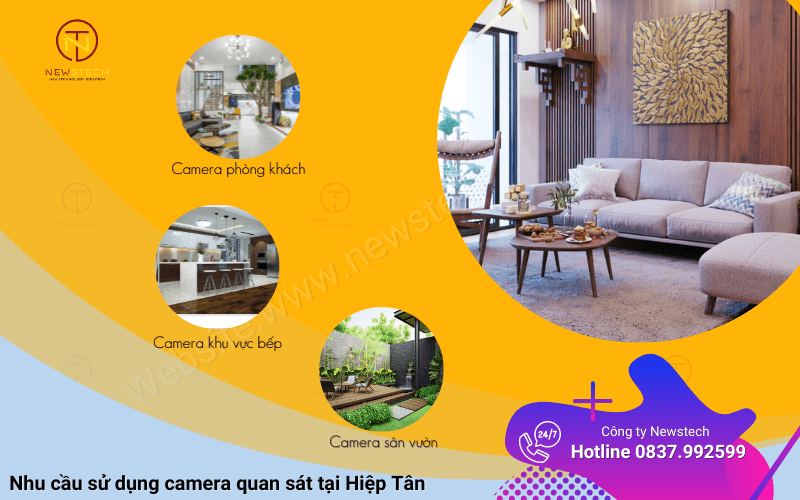 lắp camera quan sát tại phường Hiệp Tân