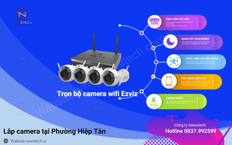 Lắp camera wifi tại phường Hiệp Tân