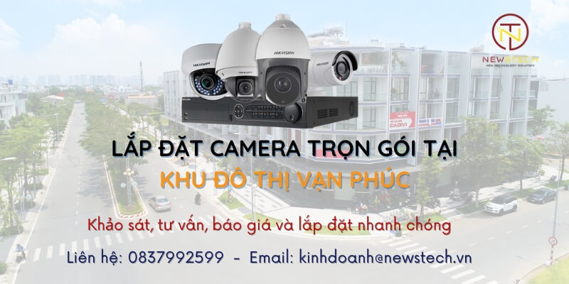 Lắp camera tại KĐT Vạn Phú