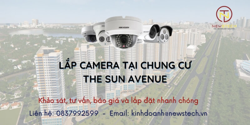 Lắp camera tại The Sun Avenue