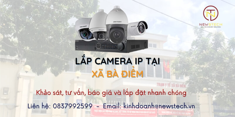 Lắp camera tại xã Bà Điểm