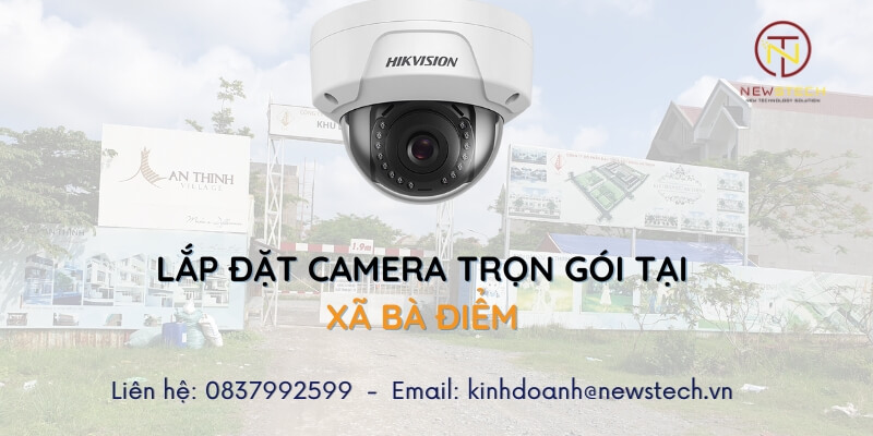 Lắp đặt camera tại Bà Điểm