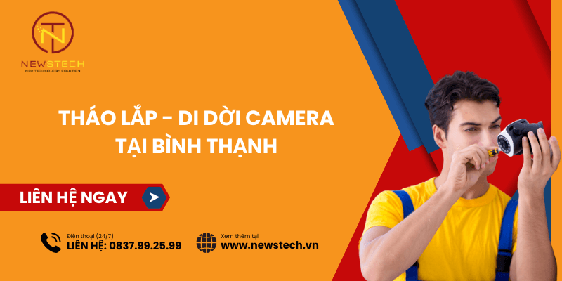 Di dời Camera tại Bình Thạnh