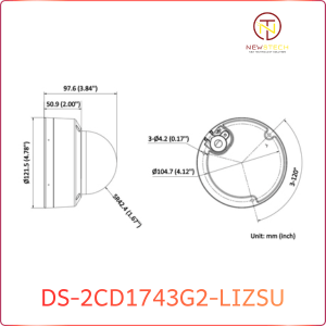 camera Hikvision DS-2CD1743G2-LIZSU