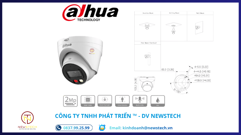 Camera DH-IPC-T1E29-A-IL Camera DH-IPC-T1E29-A-IL