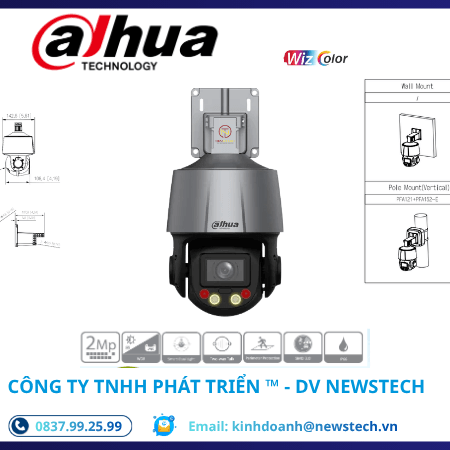 Camera DH-SD3C205DB-GNY-A-PV