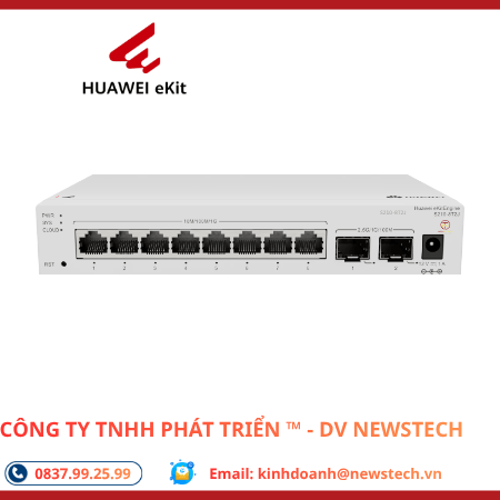 Thiết bị chuyển mạch 8 cổng Huawei S210-8T2J