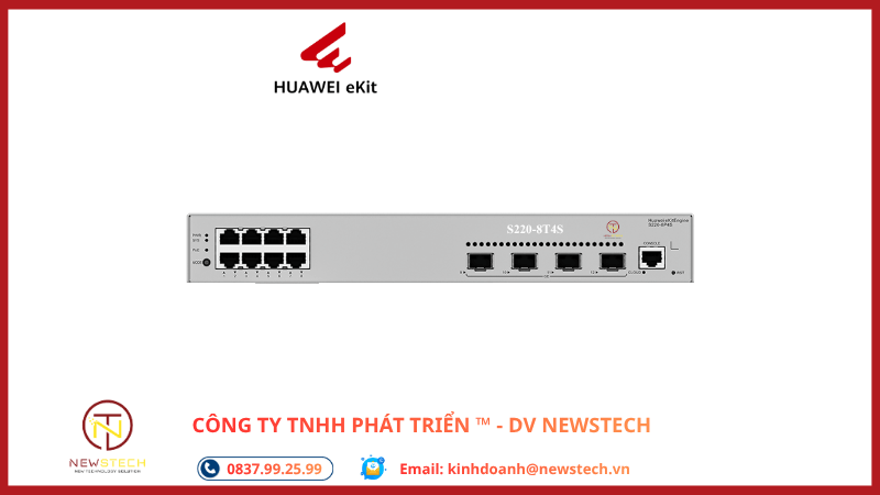 Thiết bị chuyển mạch S220-8T4S Thiết bị chuyển mạch S220-8T4S