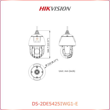Camera Hikvision PTZ DS-2DE5425IWG1-E