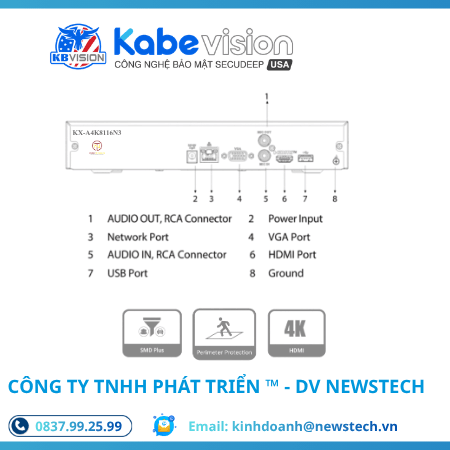 Đầu ghi 16 kênh KX-A4K8116N3