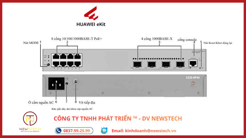 Huawei Switch PoE S220-8P4S Huawei Switch PoE S220-8P4S
