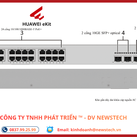 Switch PoE 2 cổng S220S-24P4JX