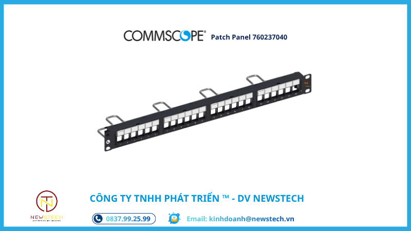 Thanh đấu nối 24 cổng 760237040 Thanh đấu nối 24 cổng 760237040